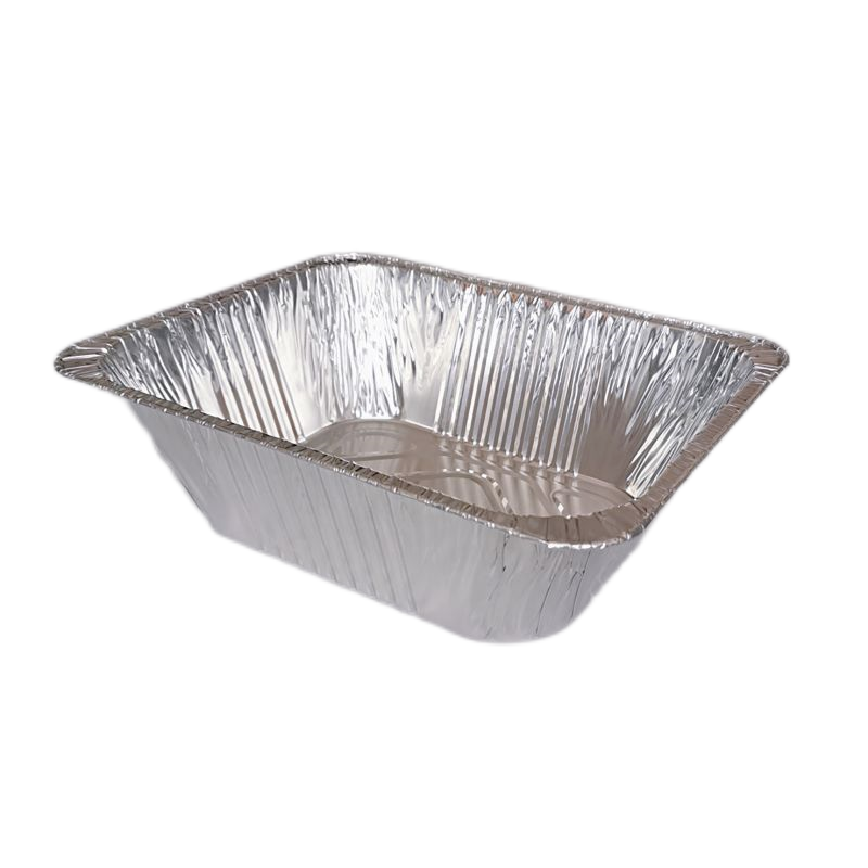 Heavy Duty Oval Aluminum Foil Trays Turkey Roasting Container For