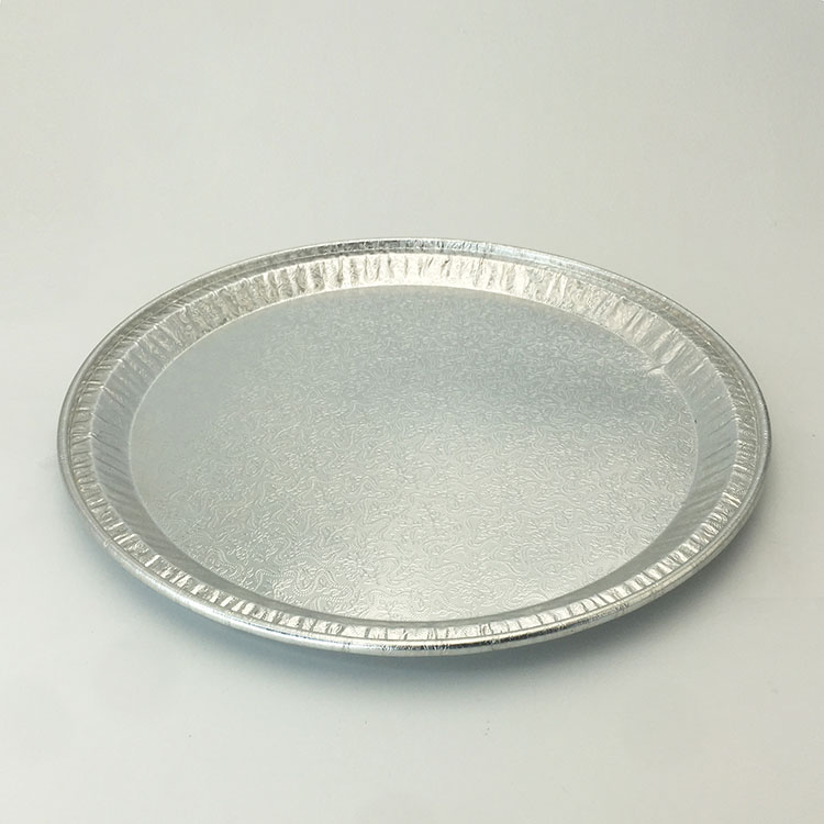 Food grade disposable aluminum foil plate