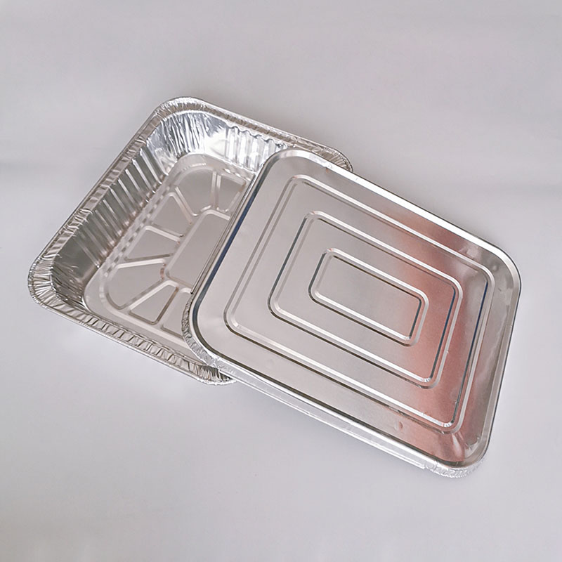 Lid for 10 inches rectangular foil roasting tray treats for party Catering or takeaway foil containers