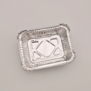 250ml mini rectangular aluminum foil container cake mold