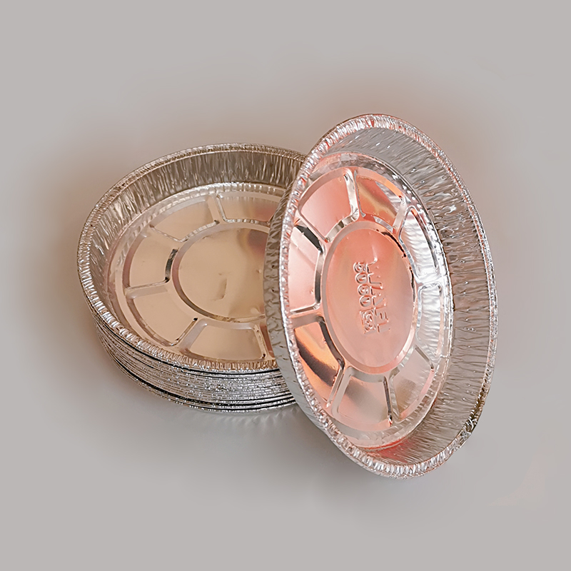 7.6 Inch Round Aluminum Foil Pie Dish Catering Pizza Plate