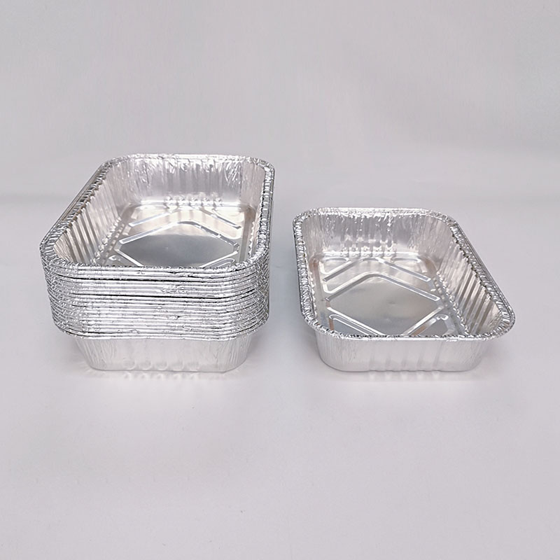 600ml Rectangular Aluminum Foil Catering Baking Tray
