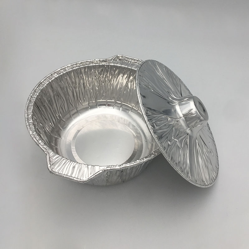 10 Inches Half-Size Disposable Aluminium Foil Pot Steam Pan