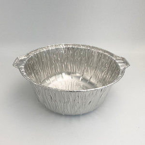 Disposable aluminium foil pot with lids