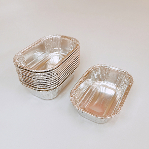 Mini aluminum foil container small cake mold pudding plate catering baking stand foil tableware