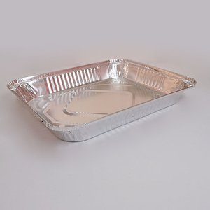 2500ml Medium Rectangular Aluminum Foil Barbecue Baking Tray
